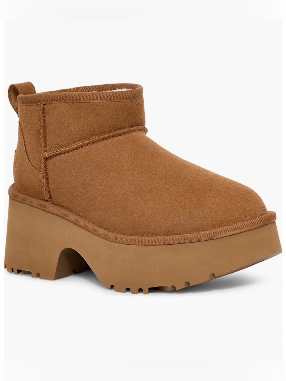 UGG® Classic Ultra Mini New Heights Platform Boot (Women), Size 8